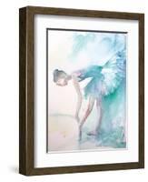 Pointe Shoes-Aimee Del Valle-Framed Art Print