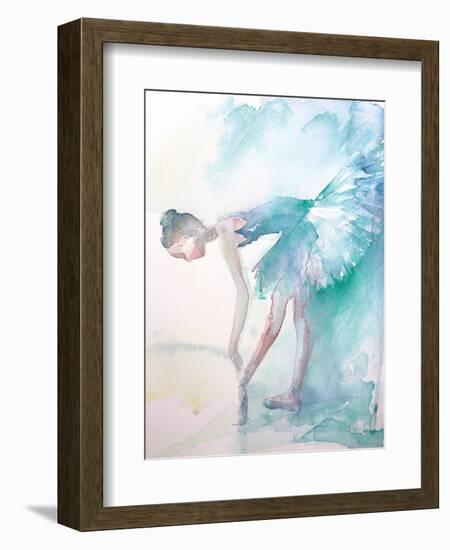 Pointe Shoes-Aimee Del Valle-Framed Art Print