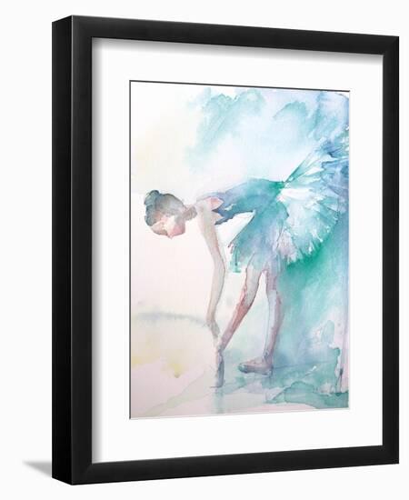 Pointe Shoes-Aimee Del Valle-Framed Art Print