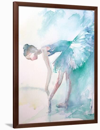 Pointe Shoes-Aimee Del Valle-Framed Art Print