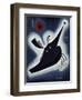 Pointed Black, 1931 (Oil on Board)-Wassily Kandinsky-Framed Premium Giclee Print