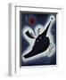 Pointed Black, 1931 (Oil on Board)-Wassily Kandinsky-Framed Premium Giclee Print