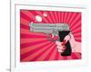 Pointed Gun-Mark Ashkenazi-Framed Giclee Print