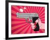 Pointed Gun-Mark Ashkenazi-Framed Giclee Print