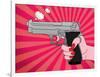 Pointed Gun-Mark Ashkenazi-Framed Giclee Print