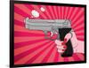 Pointed Gun-Mark Ashkenazi-Framed Giclee Print