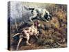 Pointer, Setter and Grouse-Edmund Henry Osthaus-Stretched Canvas