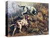 Pointer, Setter and Grouse-Edmund Henry Osthaus-Stretched Canvas