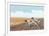 Pointers in Field-null-Framed Premium Giclee Print