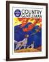 "Pointing to the Pheasant," Country Gentleman Cover, November 1, 1937-Paul Bransom-Framed Giclee Print