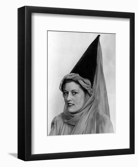 Pointy Medieval Hat-null-Framed Art Print