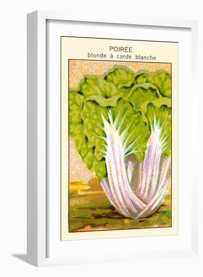 Poiree Blonde A Carde Blanche-null-Framed Art Print