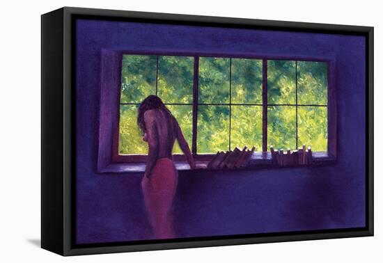 Poise-Simon Cook-Framed Stretched Canvas