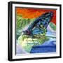 Poised Butterfly II-Carolee Vitaletti-Framed Art Print