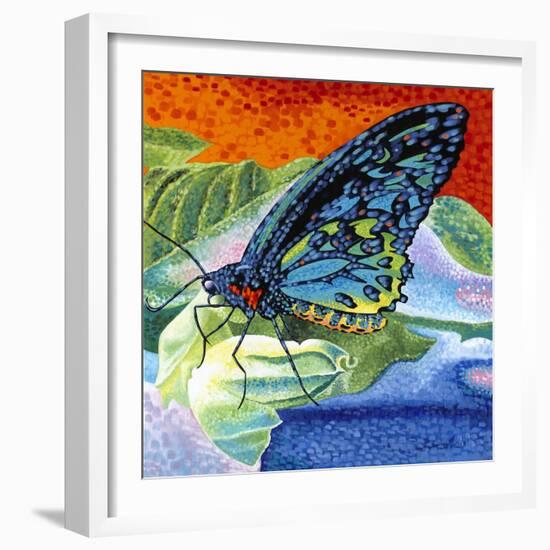 Poised Butterfly II-Carolee Vitaletti-Framed Art Print