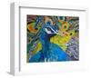 Poised Peacock #1-null-Framed Art Print