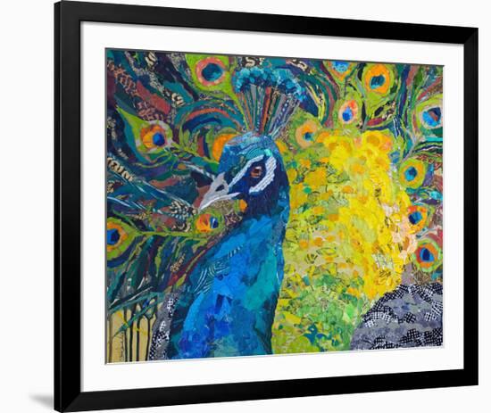 Poised Peacock #2-null-Framed Art Print