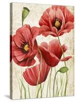 Poised Poppy I-Grace Popp-Stretched Canvas