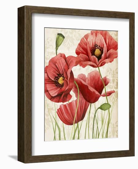 Poised Poppy I-Grace Popp-Framed Art Print