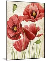 Poised Poppy I-Grace Popp-Mounted Art Print