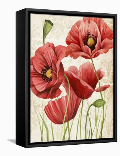 Poised Poppy I-Grace Popp-Framed Stretched Canvas