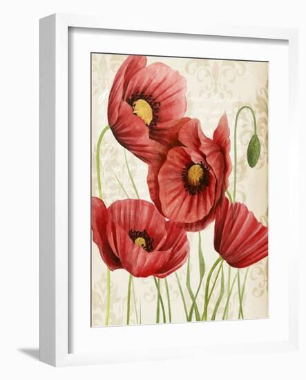 Poised Poppy II-Grace Popp-Framed Art Print