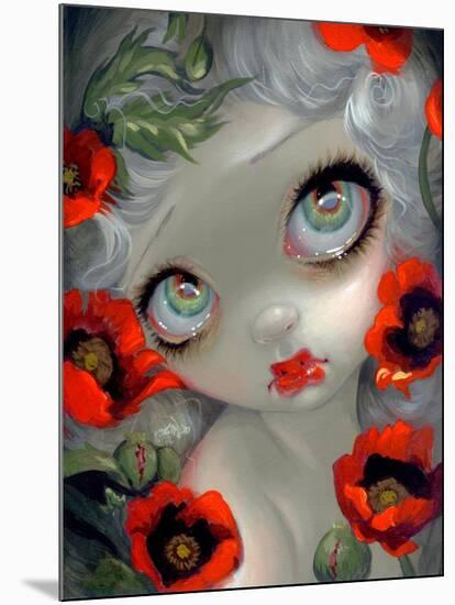Poisonous Beauties III: Opium Poppy-Jasmine Becket-Griffith-Mounted Art Print