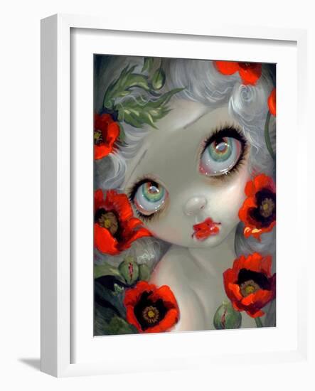 Poisonous Beauties III: Opium Poppy-Jasmine Becket-Griffith-Framed Art Print