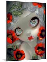 Poisonous Beauties III: Opium Poppy-Jasmine Becket-Griffith-Mounted Art Print