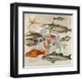 Poissons Etoile De Mer-Lizie-Framed Art Print