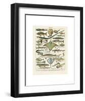 Poissons II-Adolphe Millot-Framed Art Print