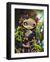 Poissons Volants L Hippocampe-Jasmine Becket-Griffith-Framed Art Print