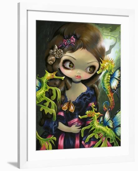 Poissons Volants L Hippocampe-Jasmine Becket-Griffith-Framed Art Print