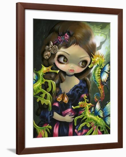 Poissons Volants L Hippocampe-Jasmine Becket-Griffith-Framed Art Print