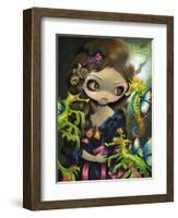 Poissons Volants L Hippocampe-Jasmine Becket-Griffith-Framed Art Print