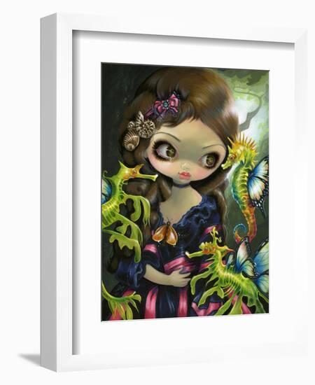 Poissons Volants L Hippocampe-Jasmine Becket-Griffith-Framed Art Print