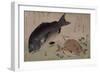 Poissons-Ando Hiroshige-Framed Giclee Print