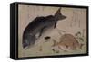 Poissons-Ando Hiroshige-Framed Stretched Canvas