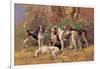 Poitou Hounds-Baron Karl Reille-Framed Art Print