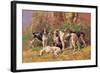 Poitou Hounds-Baron Karl Reille-Framed Art Print