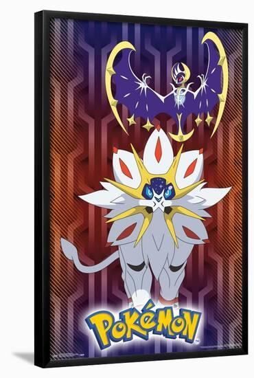 Pokémon - Alola Legendary-Trends International-Framed Poster