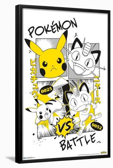 Pokémon - Battle Anime-Trends International-Framed Poster