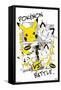 Pokémon - Battle Anime-Trends International-Framed Stretched Canvas