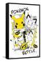 Pokémon - Battle Anime-Trends International-Framed Stretched Canvas