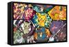 Pokémon: Battle Art - Group-Trends International-Framed Stretched Canvas