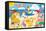 Pokémon - Beach Party-Trends International-Framed Stretched Canvas