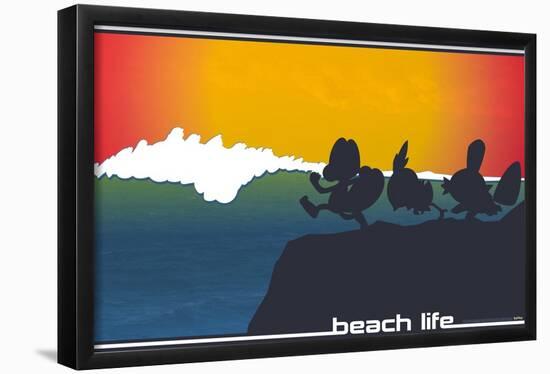 Pokémon - Beach Style-Trends International-Framed Poster