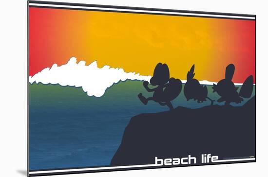 Pokémon - Beach Style-Trends International-Mounted Poster