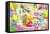 Pokémon - Birthday Party-Trends International-Framed Stretched Canvas