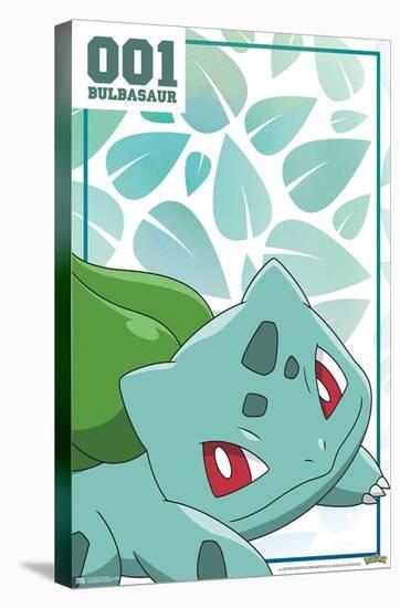 Pokémon - Bulbasaur 001-Trends International-Stretched Canvas